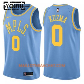 Maillot NBA Los Angeles Lakers Kyle Kuzma 0 Nike Hardwood Classics Swingman - Enfant
